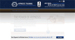 Desktop Screenshot of hypnosistraining.ca